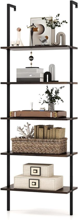 Zylo® Ladderrek - Ladderkast - Ladder Rek - Zwart - 30cm x 60cm x 180cm