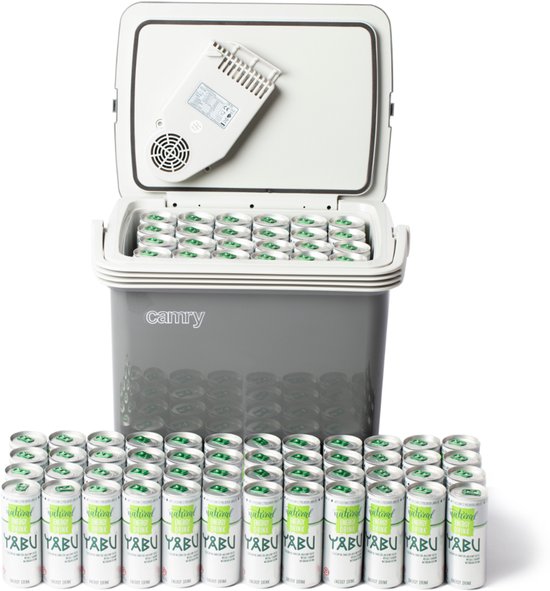 Elektrische Reiskoelbox 25L - Koelen & Verwarmen - 12V & 230V - Draagbare Toeristenkoelkast voor Auto & Camping - Camry CR8082 van Merkloos — afbeelding 4