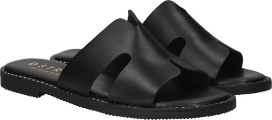 DSTRCT Slippers - Dames - Zwart - Maat:43