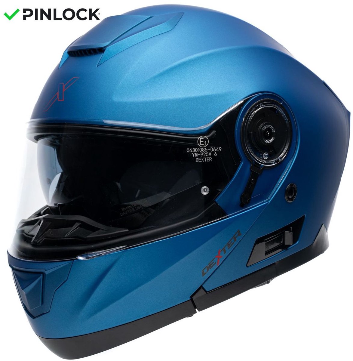 Motor Modulaire Helm SPECTRON EVO Blauw XS van MOTOBLOUZ