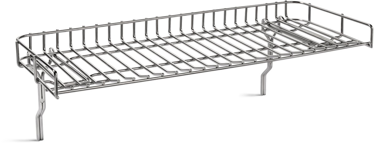 Warmhoudrek BURNHARD® Extra-Temperatuurzone, Eenvoudige Montage, Roestvrij Staal, Vaatwasserbestendig, Geschikt voor WAYNE 1- en 2-brander, Indirect Grillen – WAYNE Warmhoudrek
