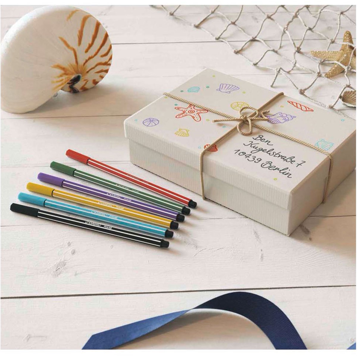 STABILO Pen 68 - Premium Viltstift - Geel - per stuk — afbeelding 11