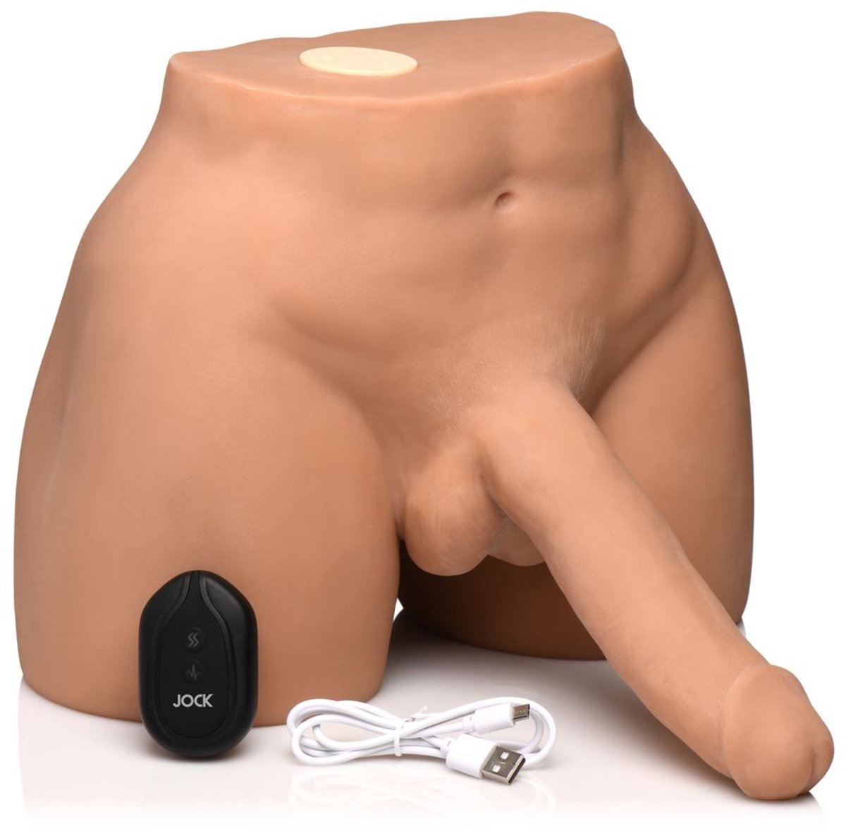 JOCK - Automatisch Knijpende & Vibrerende Masturbator - Medium
