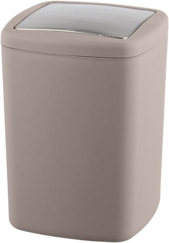 Afvalemmer Golden Clap zwart 5 ltr