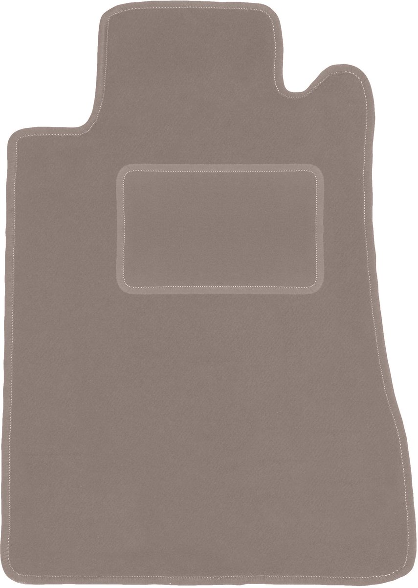 Beige bestuurdersmat voor: Mercedes CL W140 coupé (1991-1998)