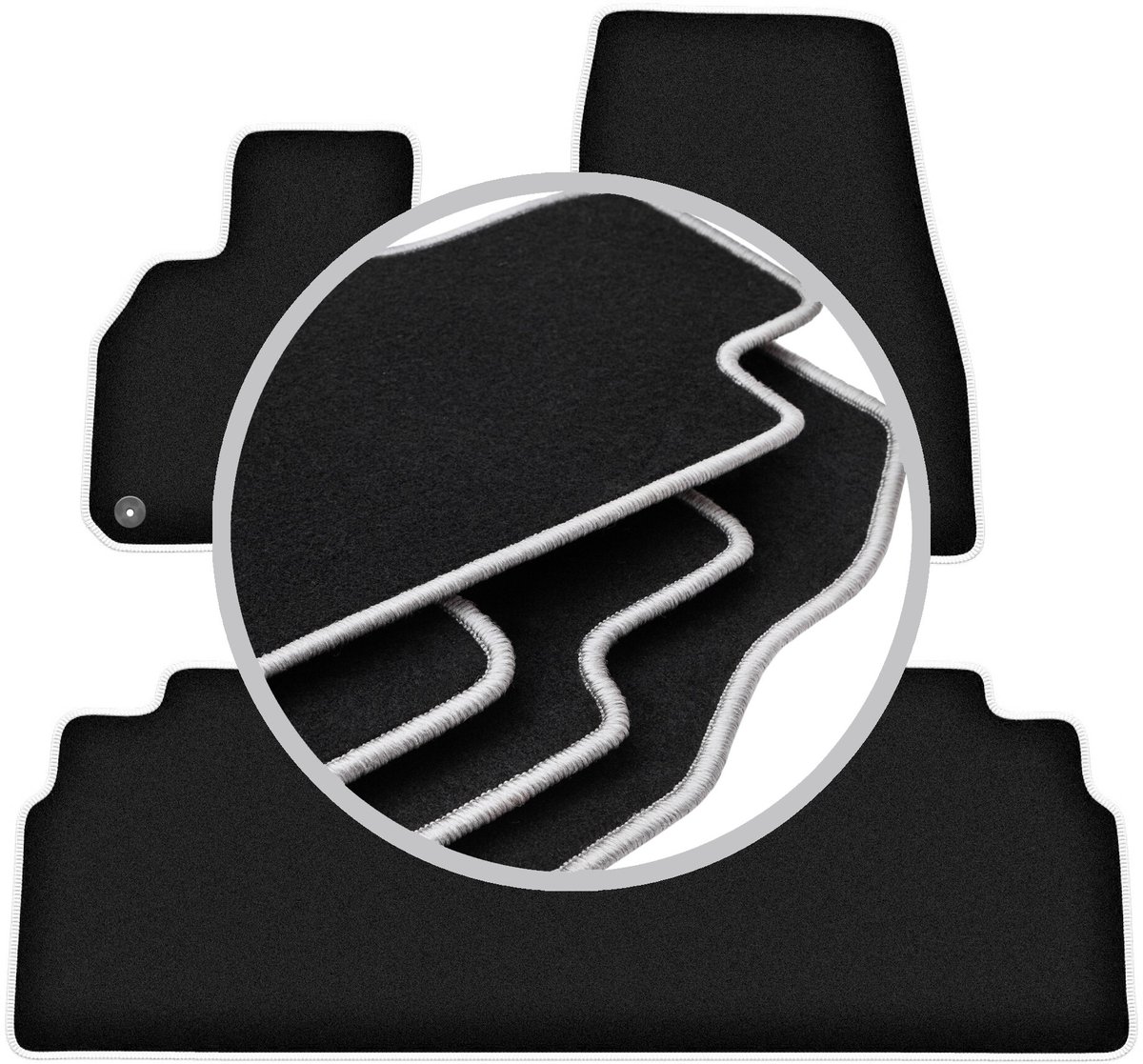 CARLUX-SILVER automatten voor: Renault Espace Initiale (2015-)
