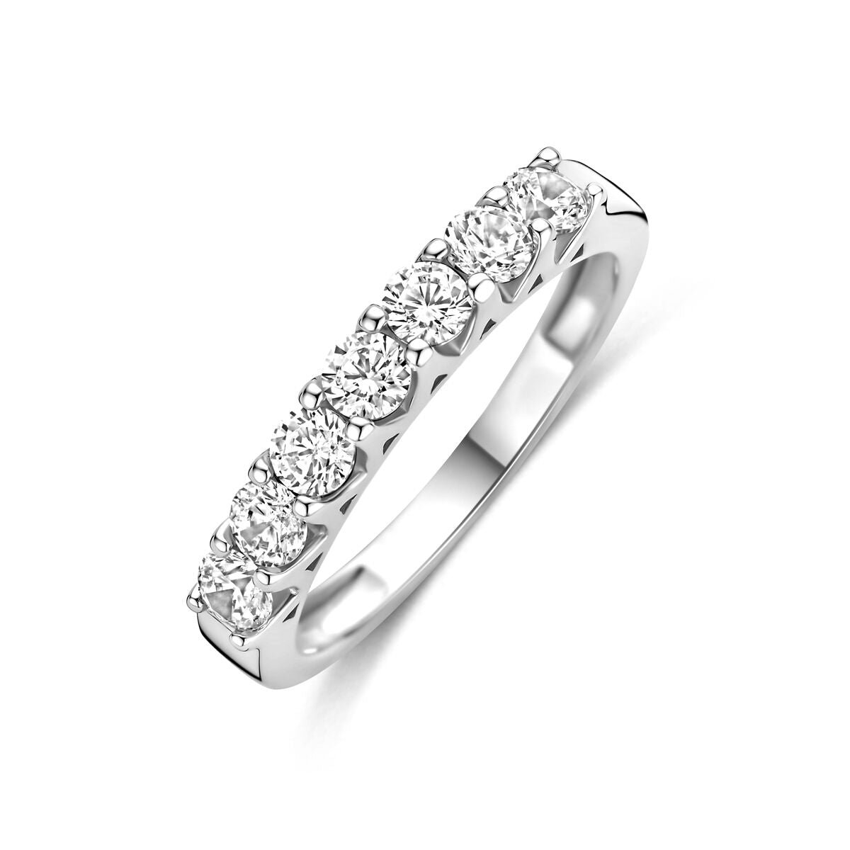 Zilveren Gerhodineerde Ring Zirkonia 1341231