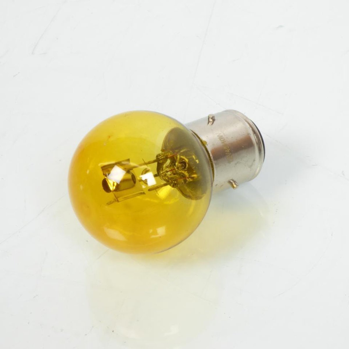 gele lamp ba21d 12v 45/40w 3 pins voor motorfiets oude auto nieuw