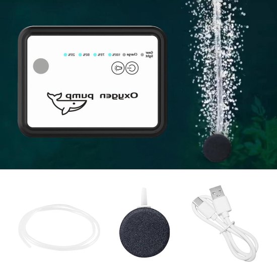 Pompe à air électrique pour Aquarium, rechargeable, AC DC, 2020