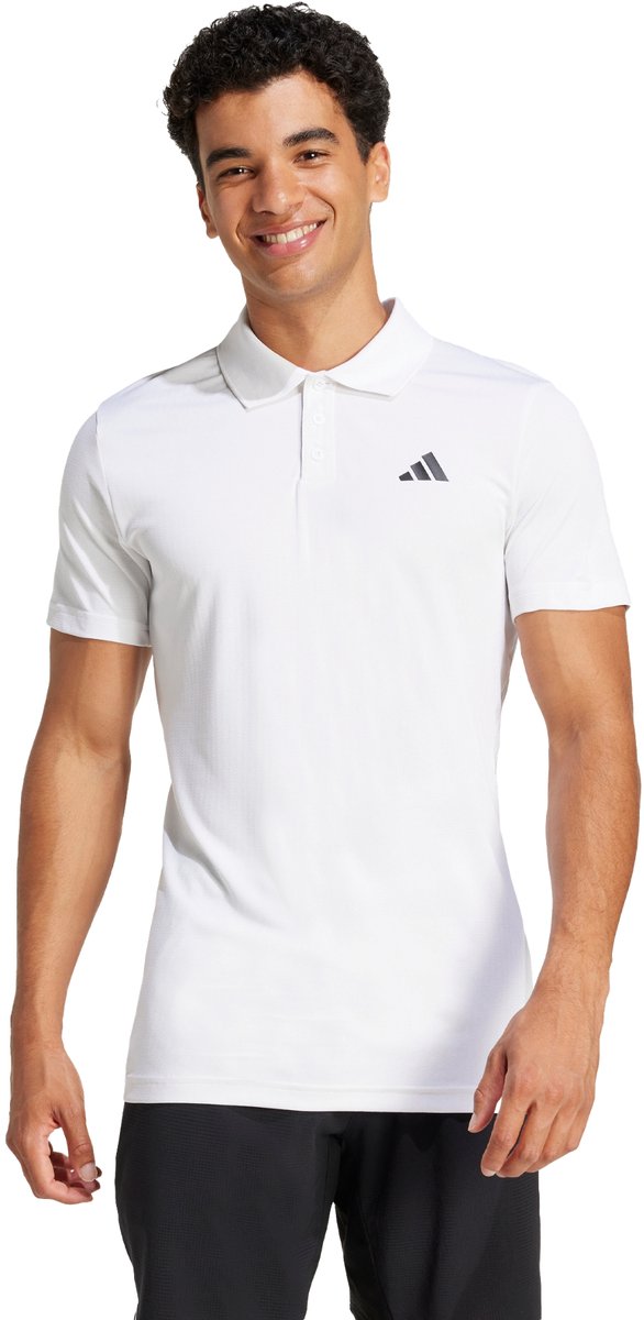 adidas Performance Tennis Climacool FreeLift Poloshirt Heren Wit