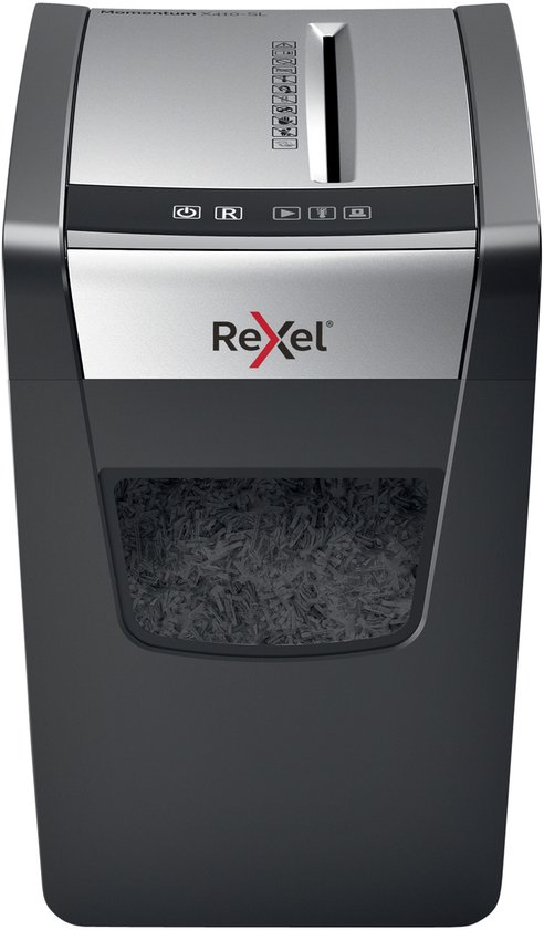 Rexel  Momentum X410-SL Slimline Stille Papierversnipperaar – Tot 10 A4-Vellen