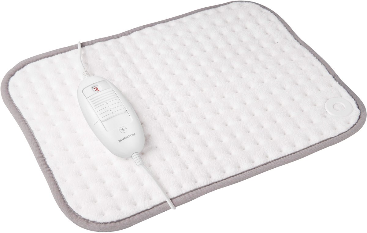 Inventum HNK18 elektrische kussen Elektrische beddenpan 100 W Grijs, Wit Fleece