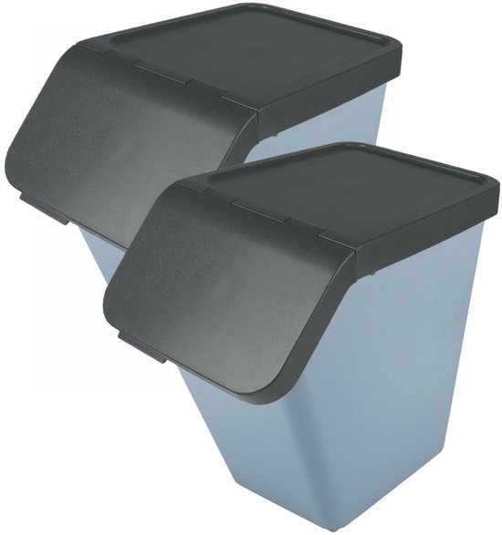 3 stück - Sunware Sigma Home Sortiereinheit, 49,3x38,8x44,8cm, 60 Liter - Blau 3 stück - Sunware Sigma Home Sortiereinheit, 49,3x38,8x44,8cm, 60 Liter - Blau