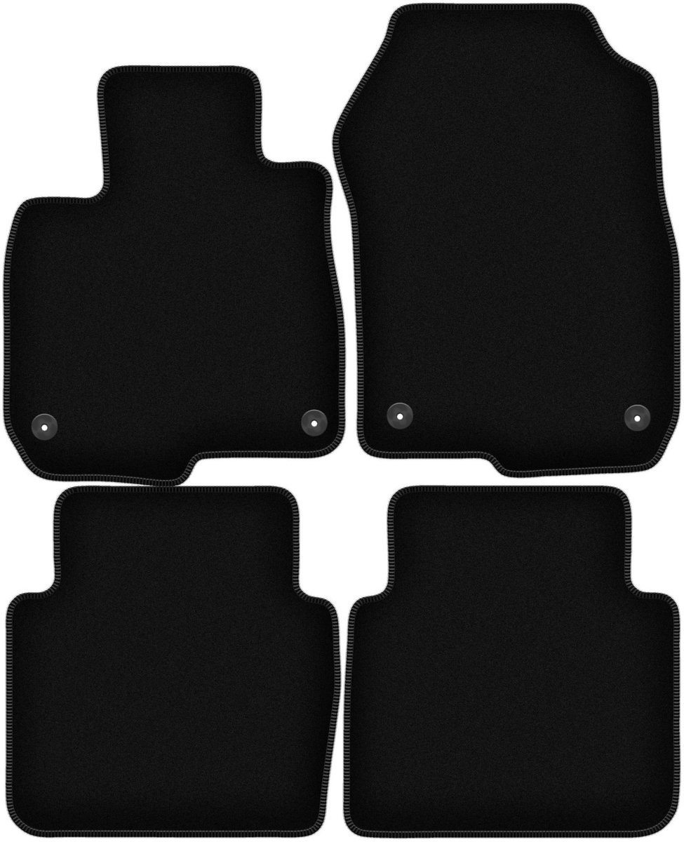 BASIC zwarte veloursmatten voor: Honda CR-V V SUV (2018-)
