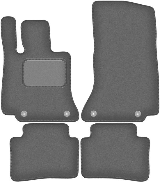 Tapis de sol en graphite pour : Mercedes Classe C W206 berline, break (2021-)