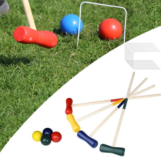 6 Personen Garten Krocket set von Übergames Test