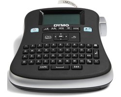 DYMO desktop labelprinter | LabelManager 210D herlaadbare handheld labelmaker | QWERTY-toetsenbord | Gebruiksvriendelijke, Smart-One-Touch-toetsen en groot scherm | voor organisatie thuis en op kantoor