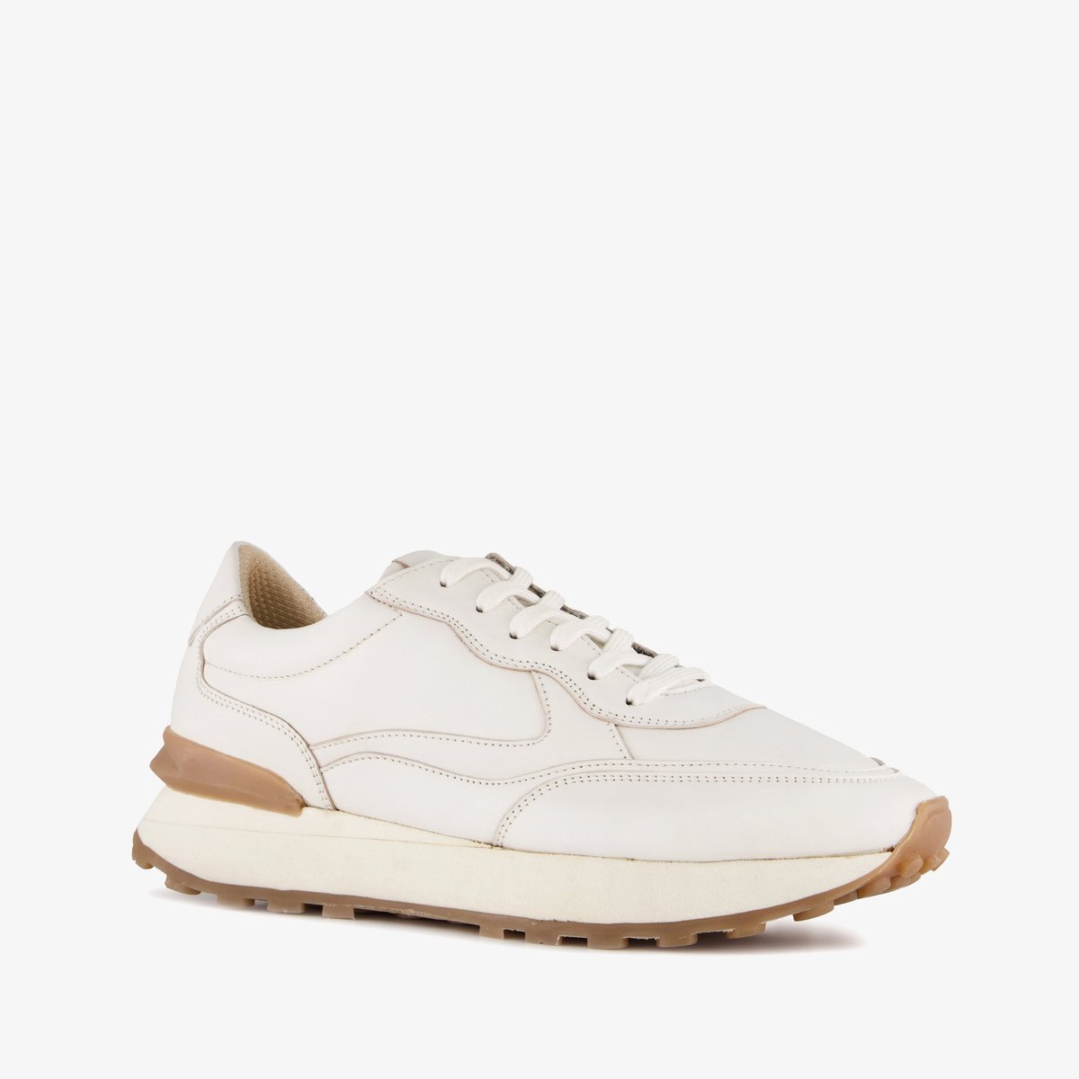 Harper leren dames sneakers wit - Maat 38