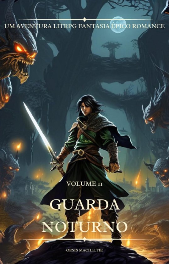 Guarda Noturno:Um Aventura LitRPG Fantasia Épico Romance (V ... - cover