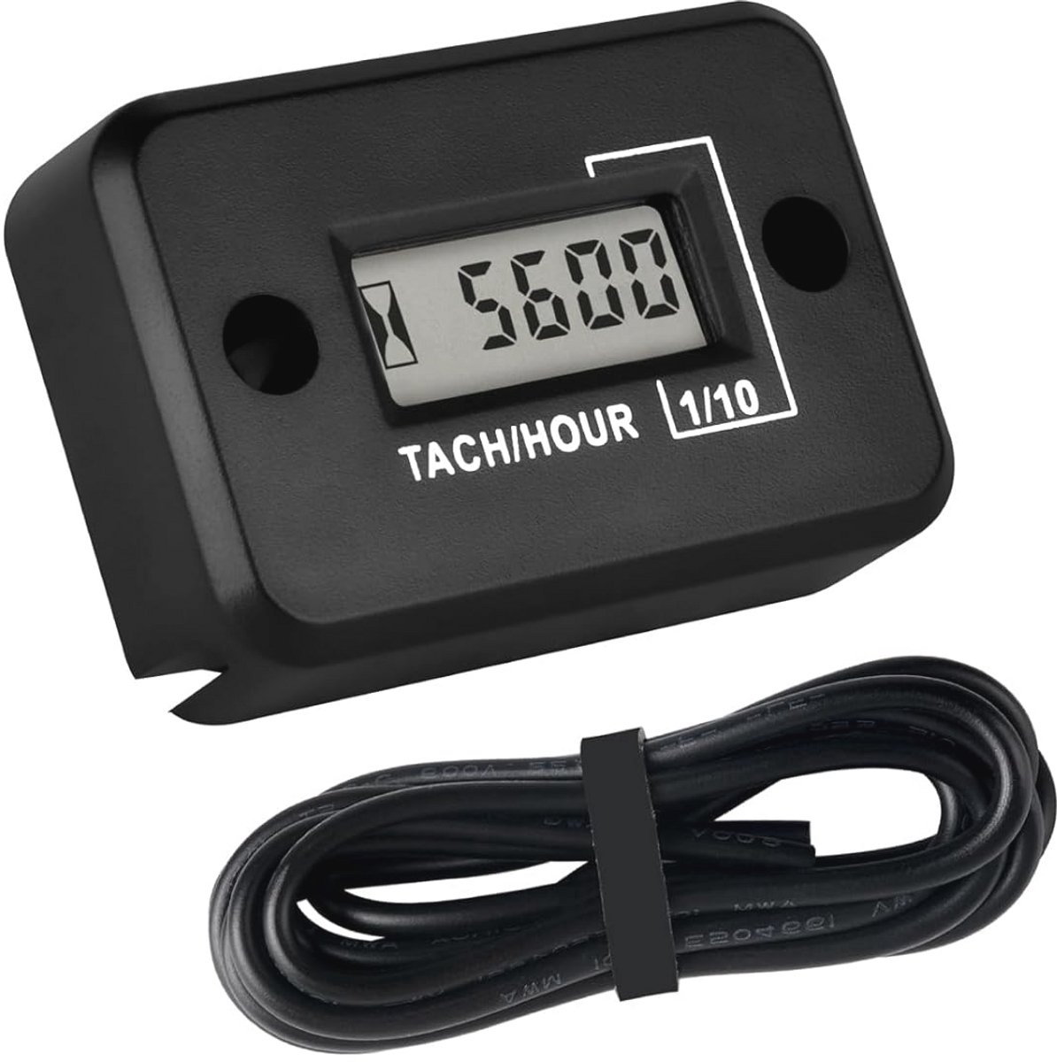 Digitale mini-toerenteller voor grasmaaiers, buitenboordmotoren, en kettingzagen - Real-time RPM en TOT-uren functioneel