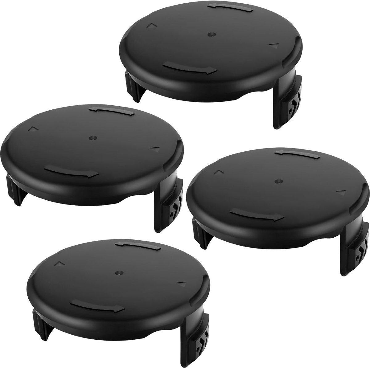 4 stuks - Spoelkap - Voor Bosch F016F04557/3600HA5000/3600HA5070- Zwart - Grasmaaieraccessoires - 7,5*7,5*3,4 cm - Spoelkap - Vervangende spoelkap - Vervangende spoelkap