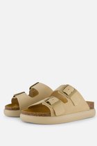 Scholl Noelle Chunky Sandales pour femmes beige Daim - Femme - Taille 40