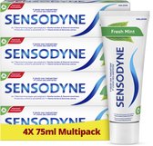Sensodyne Dentifrice pour dents sensibles à la menthe fraîche 4 x 75 ml