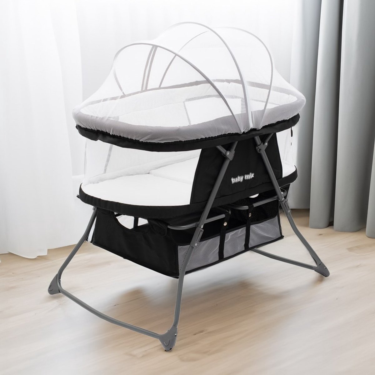 carero Baby Mix DreamyNest opvouwbare reiswieg 92x70cm thumbnail 4