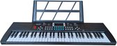 Bol.com Kindvriendelijke Keyboard – Deluxe Model met Lichtfunctie – 61 Toetsen 270 Geluiden & Microfoon – Stroom/Batterij – Educ... aanbieding