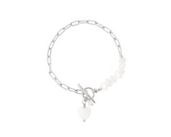 Dazziling Waves Armband - Yehwang - Zilveren Armband - Stainless Steel (verkleurt niet!) - Waterproof Armband - Armband dames - Kerst cadeau - Sinterklaas cadeau - Valentijn - Moederdag - Armband voor tieners