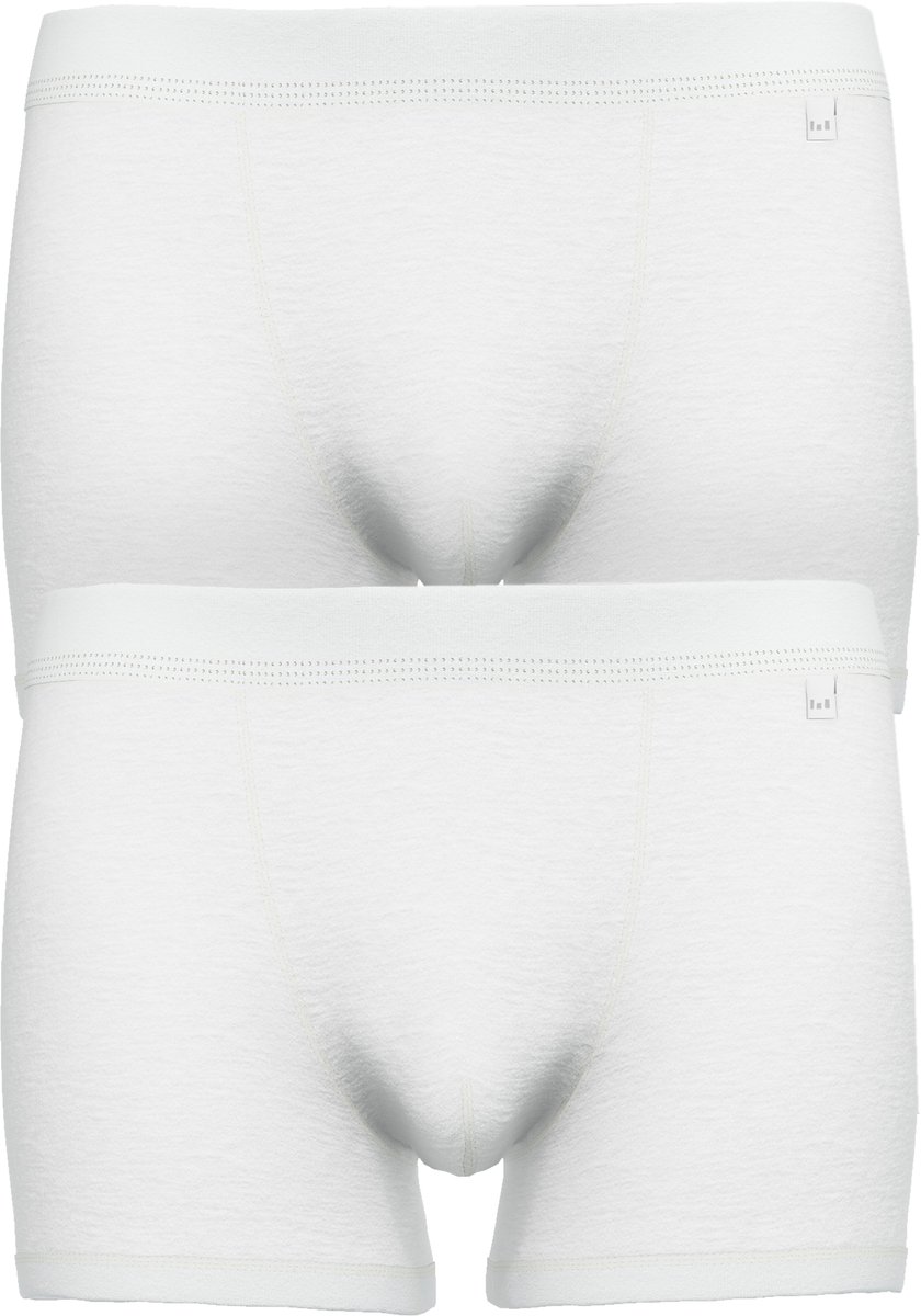 Gotzburg heren boxer normale lengte (2-pack) - wit