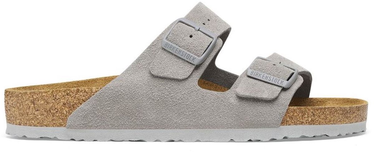 Birkenstock Arizona BS Slippers – Narrow Fit – Unisex Stone Coin