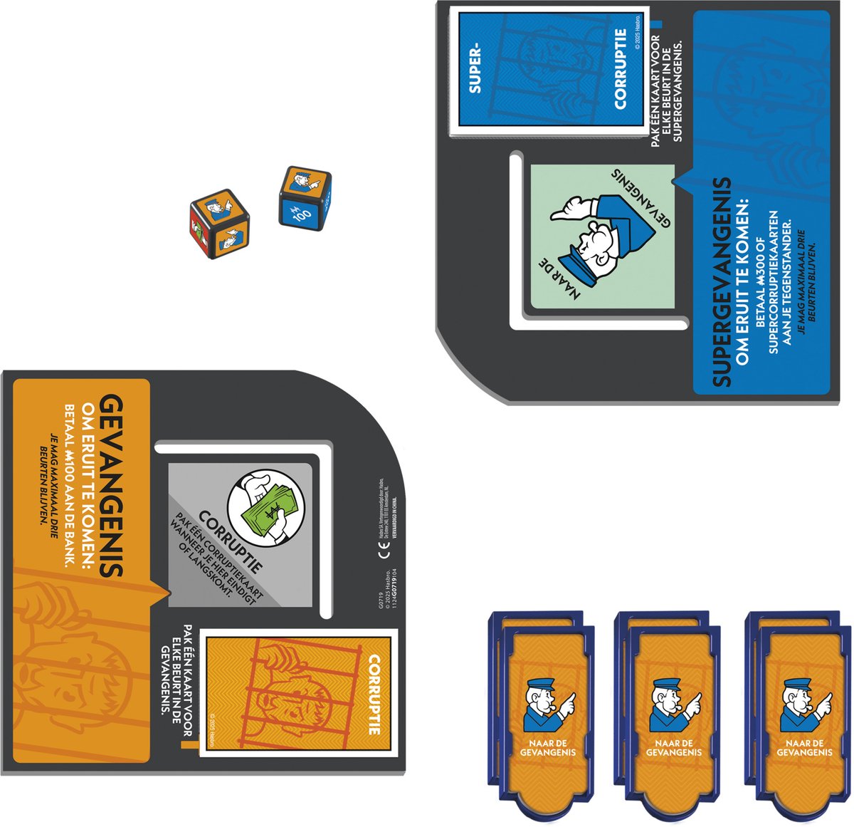 Monopoly Naar de gevangenis - Uitbreiding voor Monopoly - Gezelschapsspel — afbeelding 4