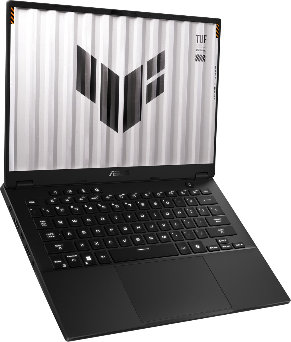 ASUS TUF Gaming A14 FA401KM-RG003W - Gaming Laptop - Ryzen AI 7 - RTX 5060 - 16 GB/1000 GB - 14 inch - RTX 5060 - 165 Hz — afbeelding 5