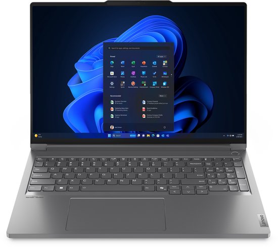 Lenovo ThinkBook 16p G5 IRX Intel® Core™ i7 i7-14650HX Laptop 40,6 cm (16") WQXGA 32 GB DDR5-SDRAM 512 GB SSD NVIDIA GeForce RTX 4060 Wi-Fi 6E (802.11ax) Windows 11 Pro Engels Grijs