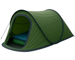 HIXA Pop-Up Tent - 1 Persoons - Groen - festival - 210x120x95cm - Kamperen