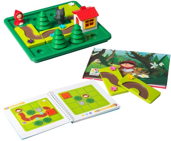 SmartGames Roodkapje - Logisch Denkspel voor Kleuters & Jonge Kinderen - 48 Opdrachten met Prentenboek - Educatief Solospel - Vanaf 4 Jaar