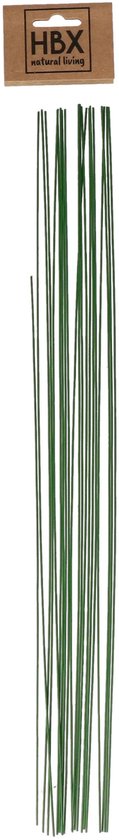 Steekdraad, groen, b 0.8 mm, l 400 mm, 30 st - Tuincentrum Bull