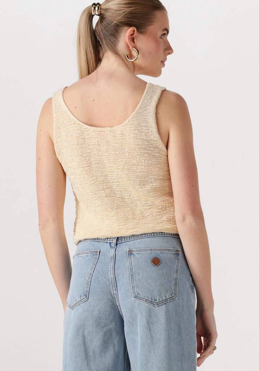 Studio Amaya Alma Tops & T-shirts Dames - Shirt - Ecru - Maat XL