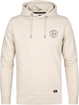 Petrol Industries - Sweat à capuche imprimé logo homme Duluth - Wit - Taille L