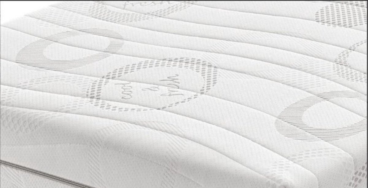 Topdekmatras - Topper - Koudschuim HR50 - Cool & Fresh - Op Maat - 100x165 - 8 cm