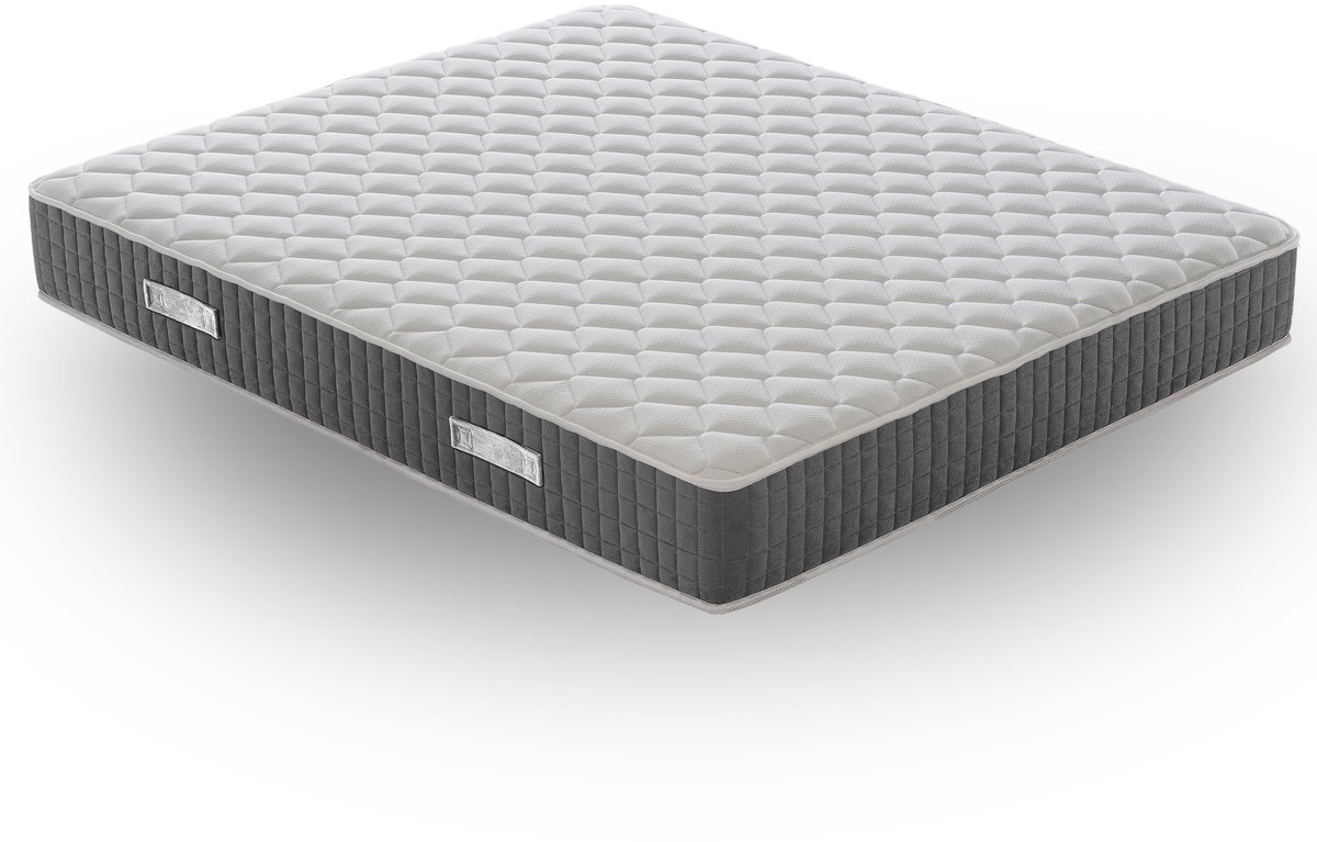 Ilovesleep Matras PALERMO 90x200 Pocketvering Matras - Dikte 22 cm - Ergonomisch - met 9 zones - Koudschuim wit