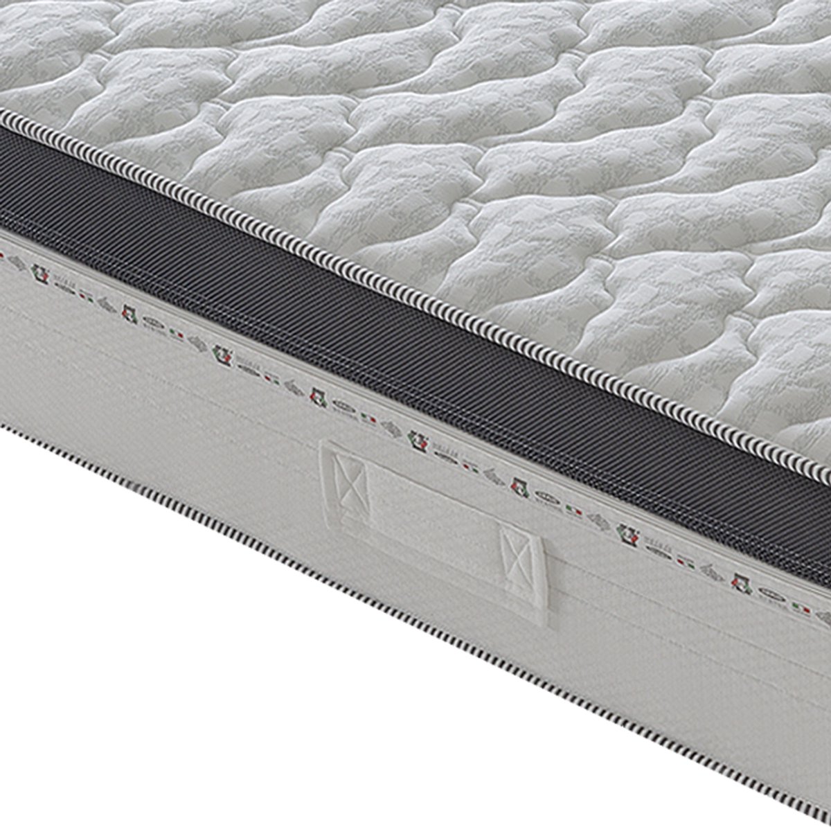 iLoveSleep - Matras POSITANO 160x190 Pocketvering Matras - Dikte 27 cm - Premium Kwaliteit - Ergonomisch - Gemiddeld - 7 cm traagschuim — afbeelding 3