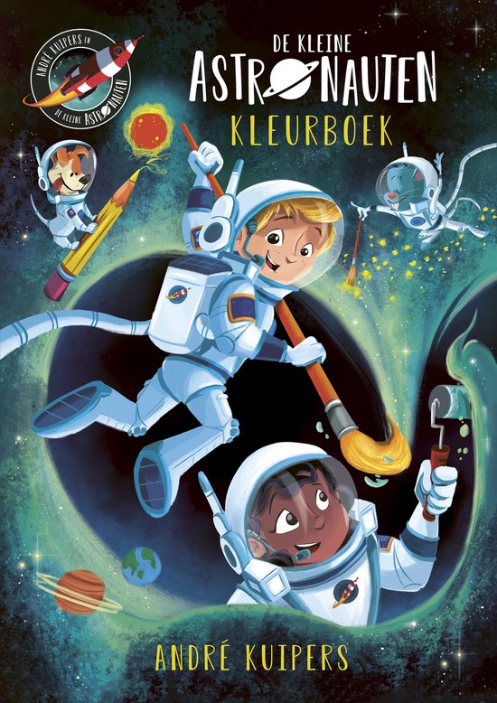 De kleine astronauten kleurboek - cover