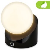 Bol.com BRILONER Sora - Oplaadbare Mini Tafellamp - warm wit licht - IP54 buitenverlichting - draadloos - dimbaar - voor binnen ... aanbieding