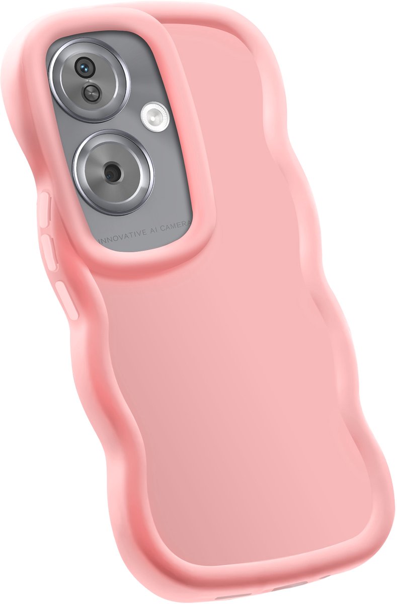 Avizar Candy Case Geschikt voor Oppo A79 5G Schokbestendig, Roze