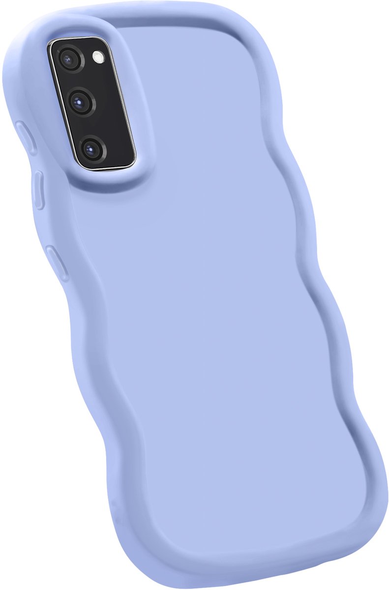 Avizar Candy Hoesje Geschikt voor Samsung Galaxy S20 FE Schokbestendig, Paars