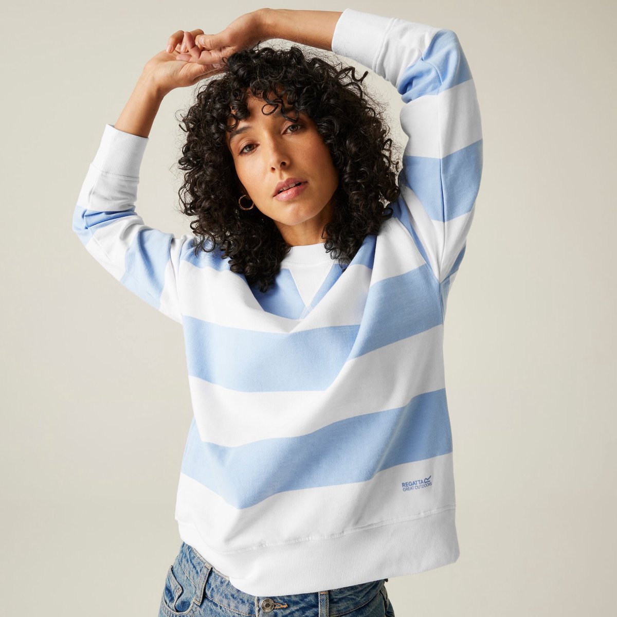 Fleece Wandelen Dames Blauw