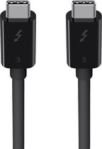 Belkin Thunderbolt? 3 Cable USB-C to USB-C 100W 40Gbps 5K/Ultra HD 0.8m - Black
