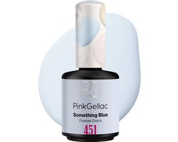 Pink Gellac Gellak - 451 Laced White 15ml - Blauwe Gel Nagellak - Gellac - Gel Nagels Producten - Bruiloft Editie